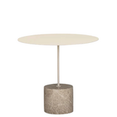 Calibre Bijzettafel Laag, sand - Crema Diva marble