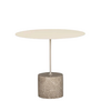 Calibre Bijzettafel Laag, sand - Crema Diva marble
