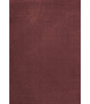 Solid Wool  Wool Rug - Ruby Red