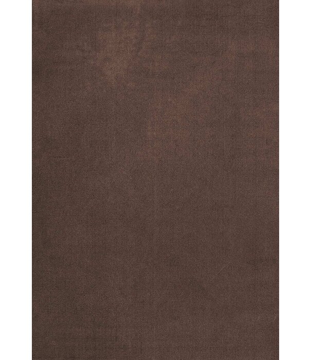 Layered  Solid Wool  Wool Rug - Chicory Coffee