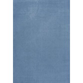 Solid Wool  Wool Rug - Cornflower Blue