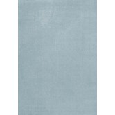 Solid Wool  Wool Rug - Blue Clair