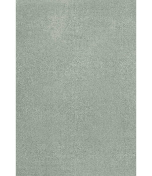 Layered  Solid Wool  Wool Rug - Sage