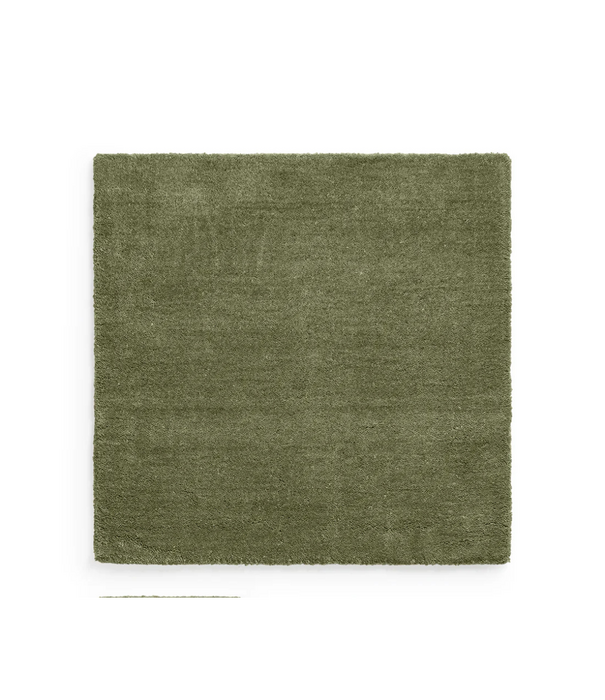 Layered  Solid Wol Vloerkleed - Capulet Olive