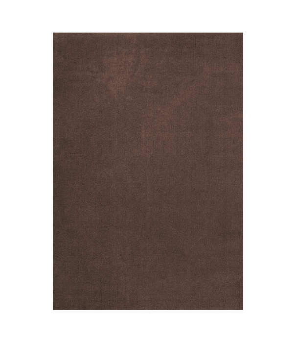 Layered  Solid Wool  Wool Rug - Chicory Coffee