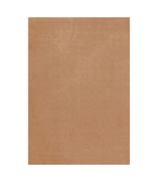 Solid Wol  Vloerkleed - Caramel