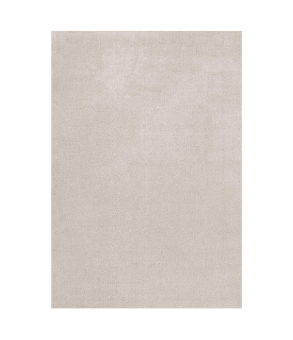 Layered  Solid Wol  Vloerkleed - Oatmeal