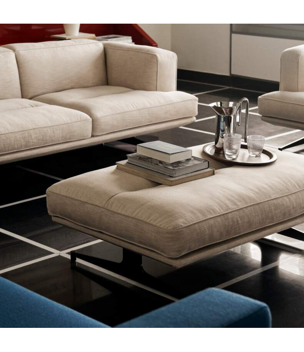 &Tradition Inland AV23  3-seater Sofa, black base