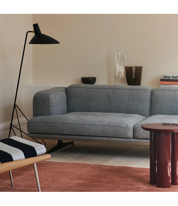 &Tradition Inland AV23  3-zits Bank, zwart onderstel