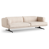 Inland AV23  3-seater Sofa, black base