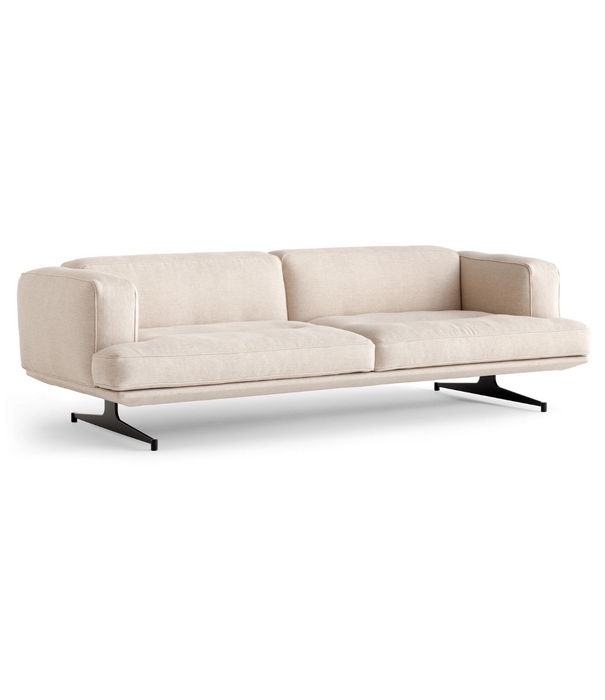 &Tradition Inland AV23  3-seater Sofa, black base