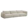 Ridge 3-seater Sofa module 1 + 3 + 2, Silenzio 02 cream