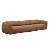 Ridge 3-seater Sofa module 1 + 3 + 2, Turn 10 terracotta brown