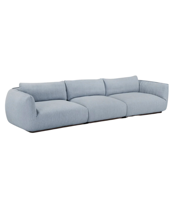 Wendelbo Ridge 3-seater Sofa module 1 + 3 + 2, Ecriture 710 light blue