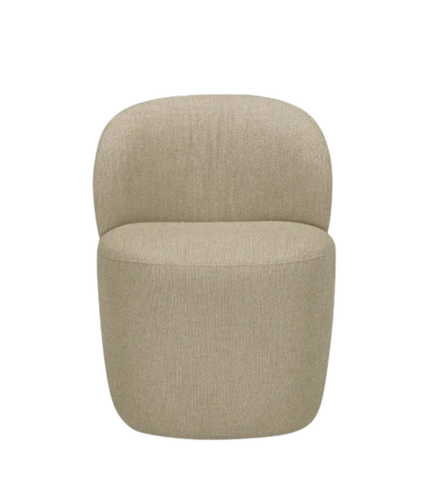 Wendelbo Ovata Compact Dining Chair, Ecriture 210 sand