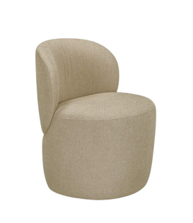 Ovata Compact Dining Chair, Ecriture 210 sand