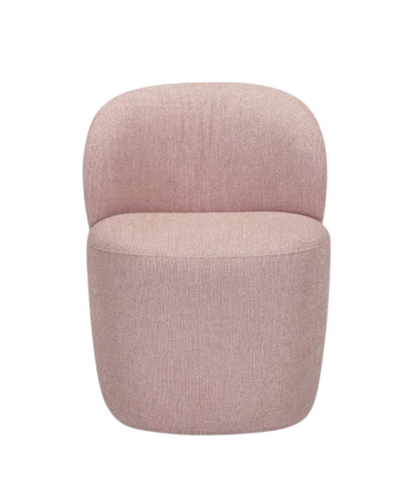 Wendelbo Ovata Compact Dining Chair, Ecriture 640 rose