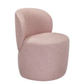 Ovata Compact Dining Chair, Ecriture 640 rose