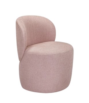 Ovata Compact Dining Chair, Ecriture 640 rose