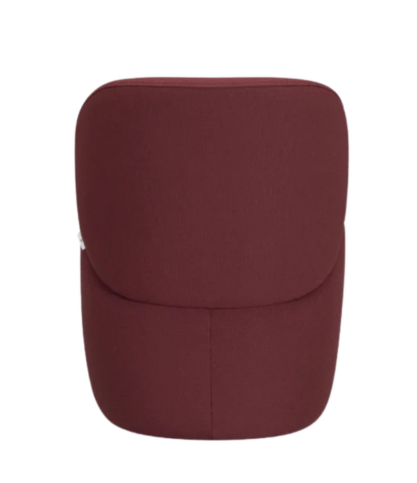 Wendelbo Ovata Compact Dining Chair, Steelcut 682 dark red
