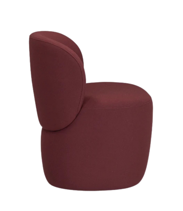 Wendelbo Ovata Compact Dining Chair, Steelcut 682 dark red