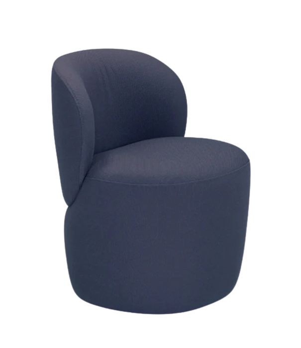 Wendelbo Ovata Compact Dining Chair, Steelcut 780 blue