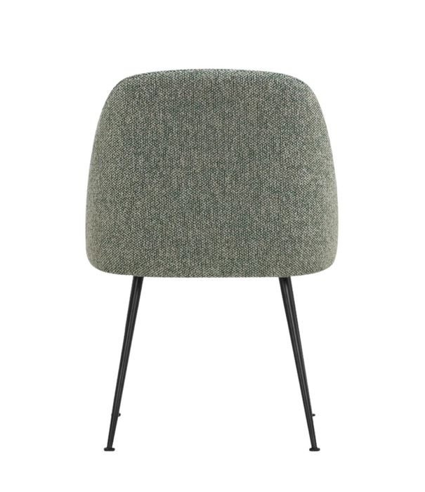 Wendelbo Event V2 Dining Chair black tube, Moss 003 green