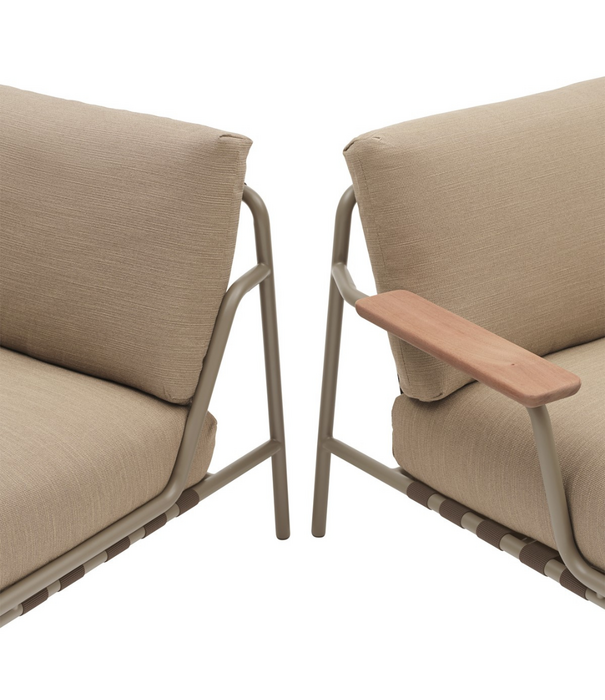 Muuto Settle Outdoor 3 seater Sofa  w/o Armrest