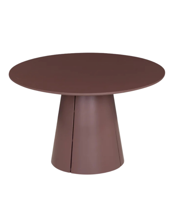 Wendelbo Trim Dining Table Burgundy red 120cm