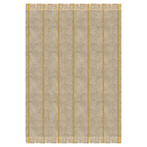 Layered x Massproductions Cord  Rug Yellow Oatmeal