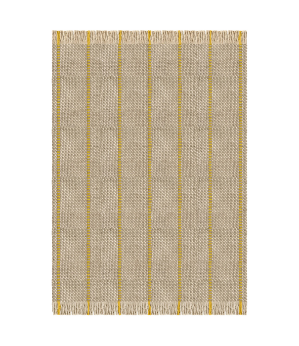 Layered  Layered x Massproductions Cord  Rug Yellow Oatmeal