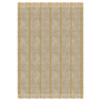 Layered x Massproductions Cord  Vloerkleed Yellow Oatmeal