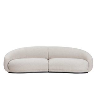 Montholon Curved 3 -zits Bank Bosa 4 creme melange