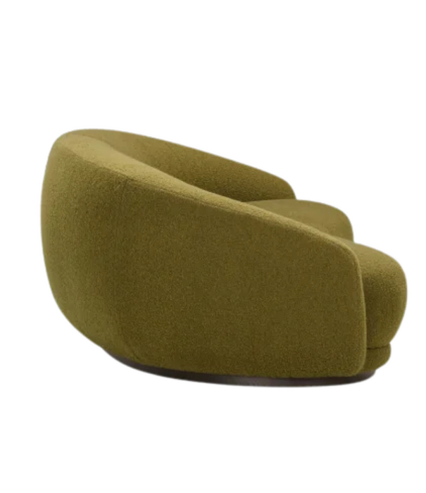 Wendelbo Montholon Curved 3-seater Sofa Baru 950 green
