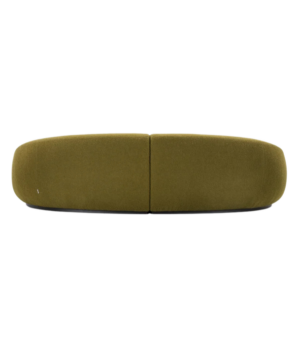Wendelbo Montholon Curved 3 -zits Bank Baru 950 groen