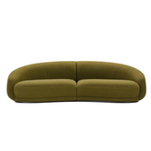 Montholon Curved 3-seater Sofa Baru 950 green