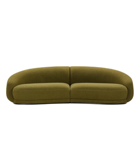 Montholon Curved 3 -zits Bank Baru 950 groen