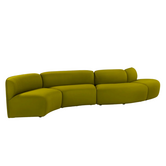 Panorama Studio Sofa Bank, Vidar 956 groen