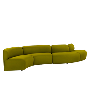Panorama Studio Sofa Bank, Vidar 956 groen