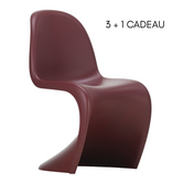 Panton Chair Bordeaux, new dimensions