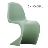 Panton Stoel Soft Mint , nieuwe zithoogte
