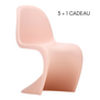 Panton Chair Pale Rose, new dimensions