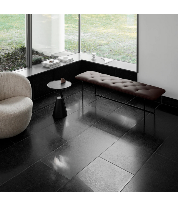 Wendelbo Tip Toe Bench Small Maronne Parma leather