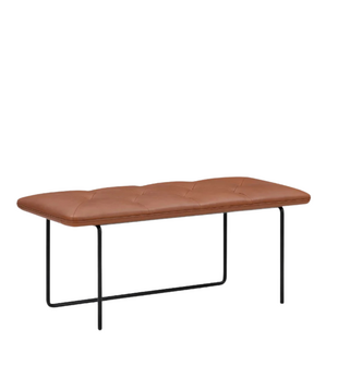 Tip Toe Bench Medium cognac, Parma leather