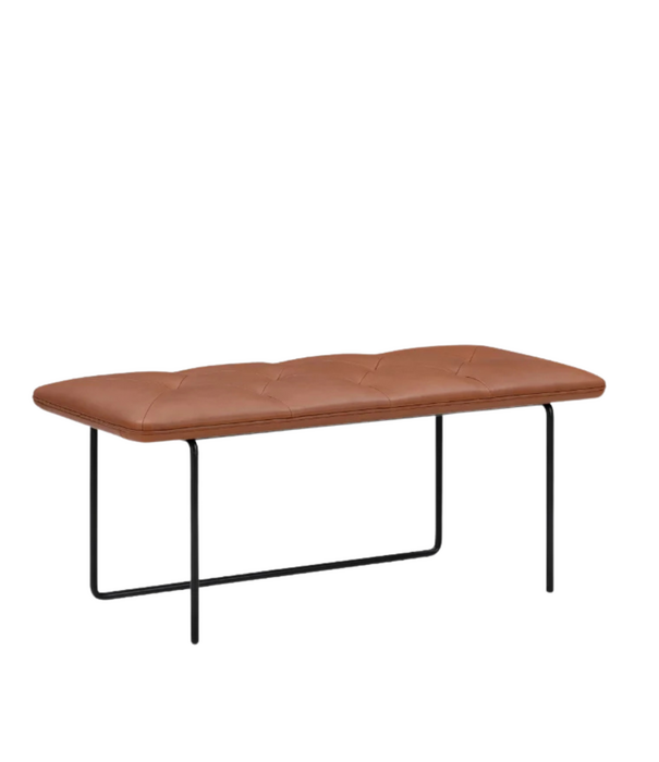 Wendelbo Tip Toe Bench Medium cognac, Parma leather