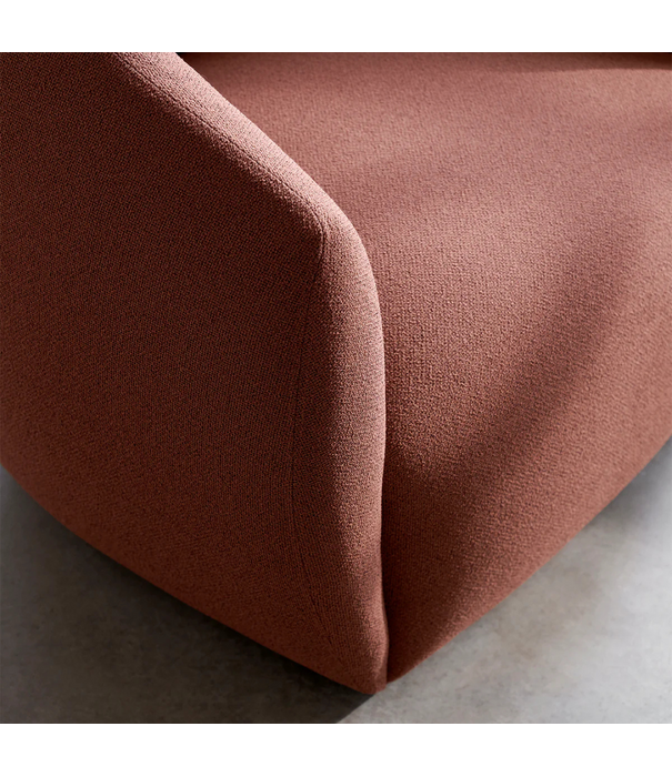 Wendelbo Lobby Lounge Stoel, Glow 6 burnt orange