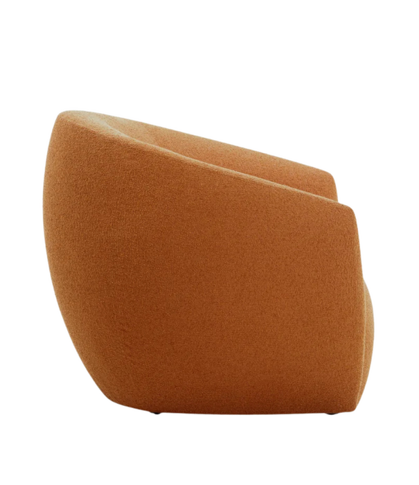 Wendelbo Lobby Lounge Chair, Glow burnt orange