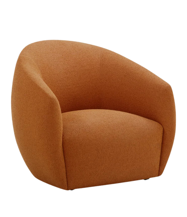 Wendelbo Lobby Lounge Stoel, Glow 6 burnt orange