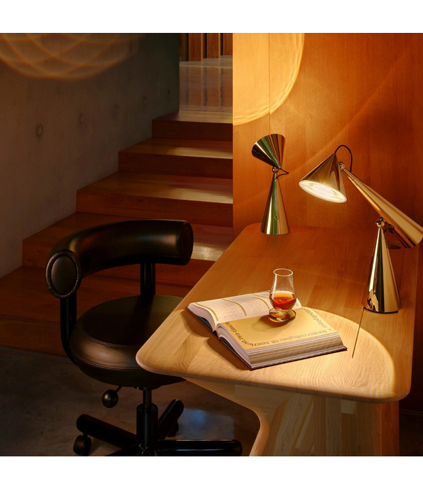 Tom Dixon  Pose Task Bureaulamp hoogglans kelp