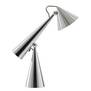 Pose Task Bureaulamp hoogglans silver